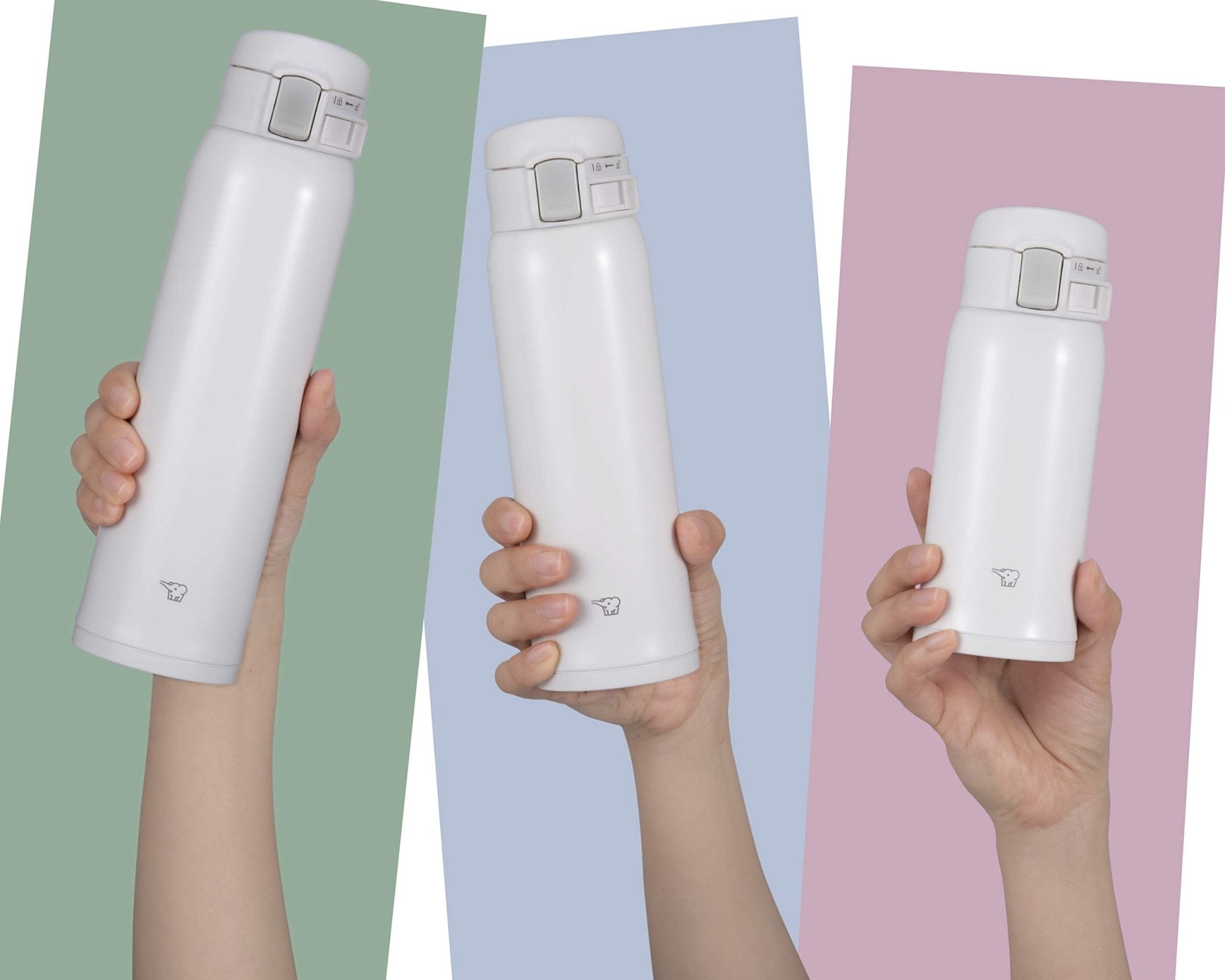 Zojirushi White Stainless Steel 355ml Cup - Leakproof and Portable