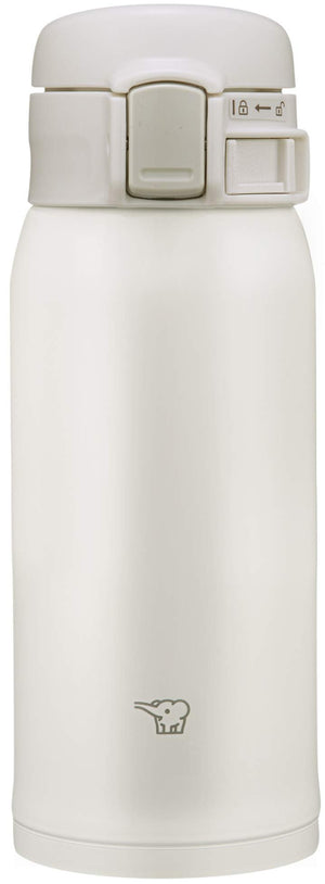 Zojirushi White Stainless Steel 355ml Cup - Leakproof and Portable