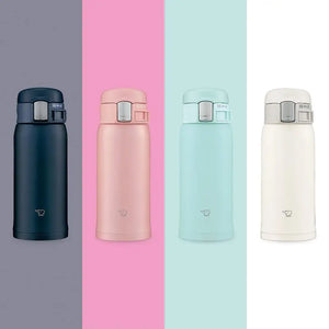 Zojirushi (Zojirushi) Water Bottle Direct Drink [One - Touch Open] Stainless Mug 360Ml Mint Blue Sm - Sf36