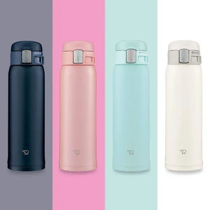 Zojirushi (Zojirushi) Water Bottle Direct Drinking [One - Touch Open] Stainless Steel Mug 480Ml Pale White Sm - Sf48