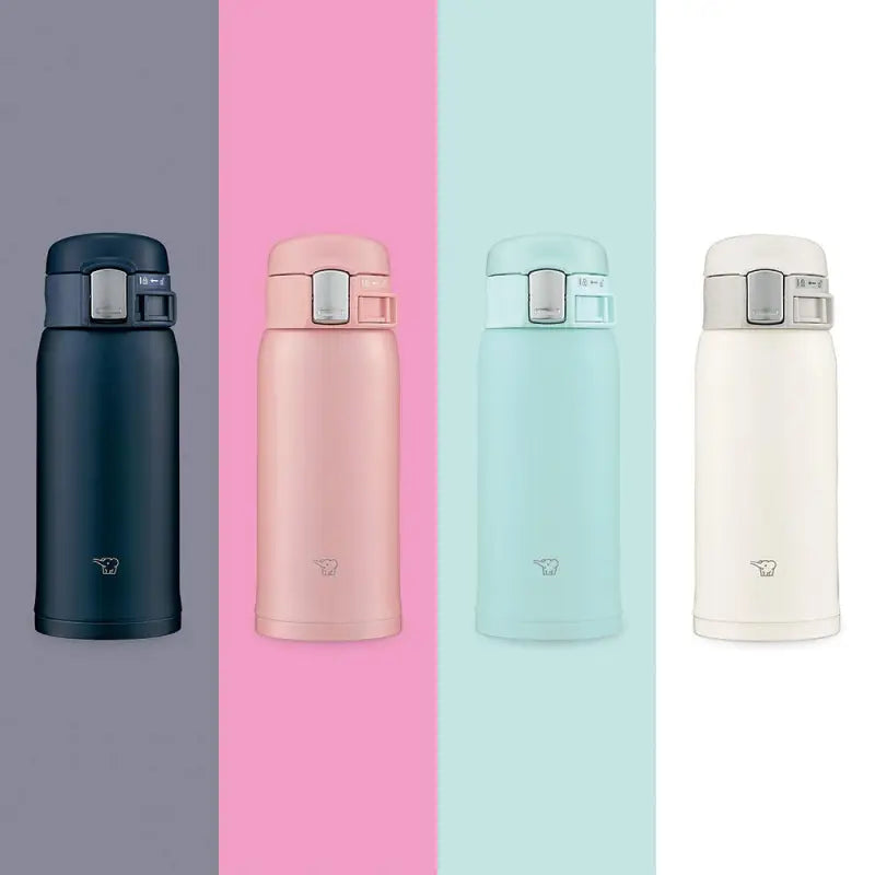 Zojirushi (Zojirushi) Water Bottle Direct Drinking [One - Touch Open] Stainless Mug 360Ml Pale White Sm - Sf36 - Wm
