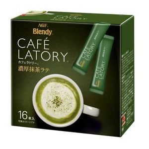 Ajinomoto Agf Blendy Cafe Latory Matcha Latte 16 Sticks - Matcha Latte From Japan - YOYO JAPAN
