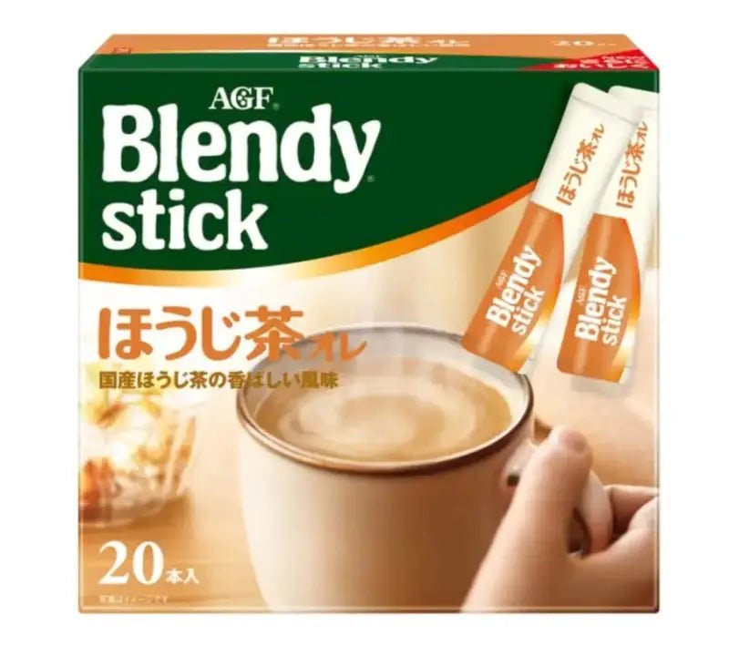 Ajinomoto Agf Blendy Stick Houjicha Cafe Au Lait 20 Sticks - Instant Coffee - YOYO JAPAN