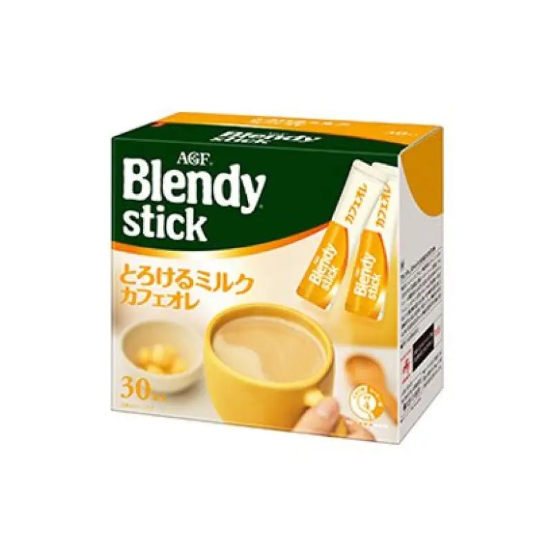 Ajinomoto Agf Blendy Stick Melted Milk Cafe Au Lait Instant Coffee 30 Sticks - Melted Milk Coffee - YOYO JAPAN