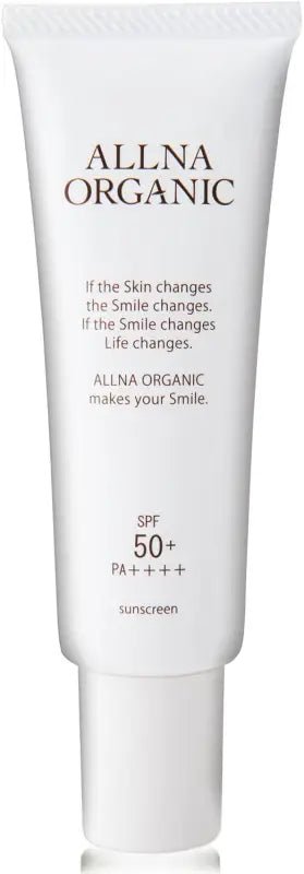 Allna Organic Sunscreen Cream SPF50 + PA ++++ (50 g) - YOYO JAPAN
