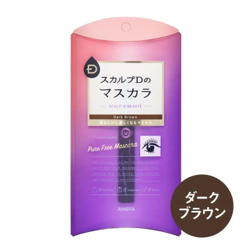 Angfa Scalp D Beaute Pure Free Mascara Dark Brown 6g - Perfect Mascara Brands - YOYO JAPAN