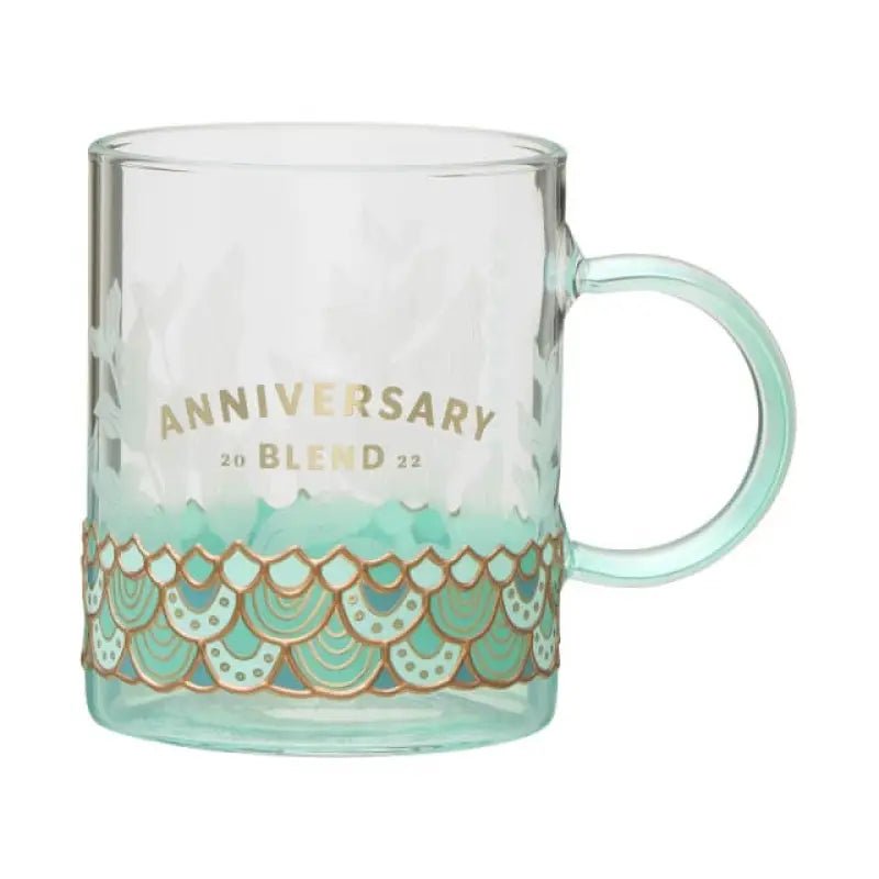 Anniversary 2022 heat resistant glass mug 355ml - Japanese Starbucks - YOYO JAPAN