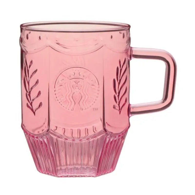 Anniversary 2022 heat resistant glass mug pink 414ml - Japanese Starbucks - YOYO JAPAN