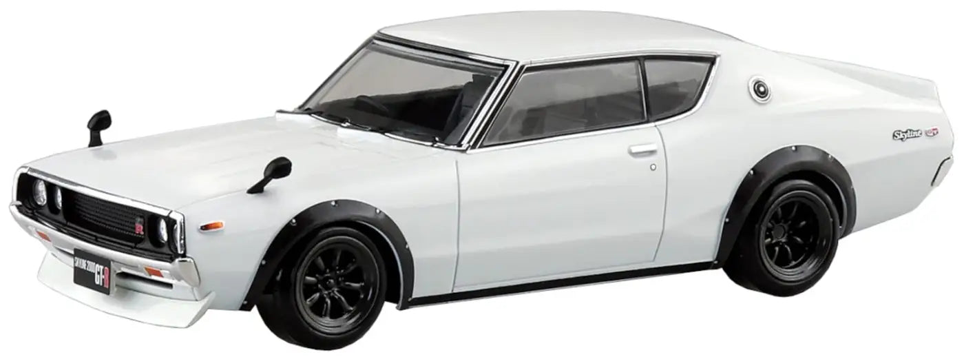 Aoshima 1/32 Nissan C110 Skyline Gt - R Custom (White) Snap Kit Model No.18 - Sp2 - Made In Japan