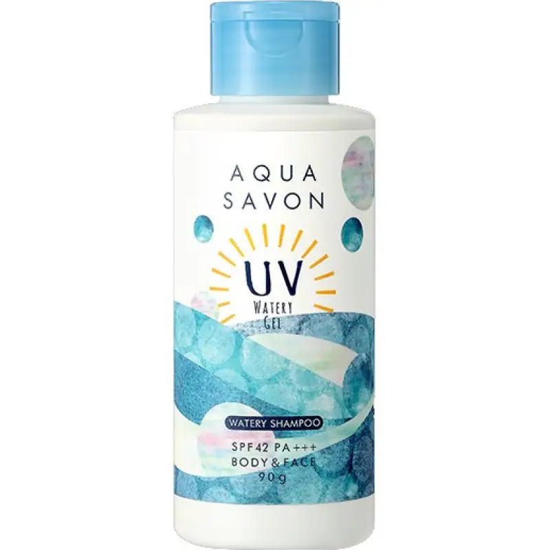 Aqua Savon UV Watery Gel 20S SPF42 PA+++ 90g - Sunscreen For Body And Face - Made In Japan - YOYO JAPAN