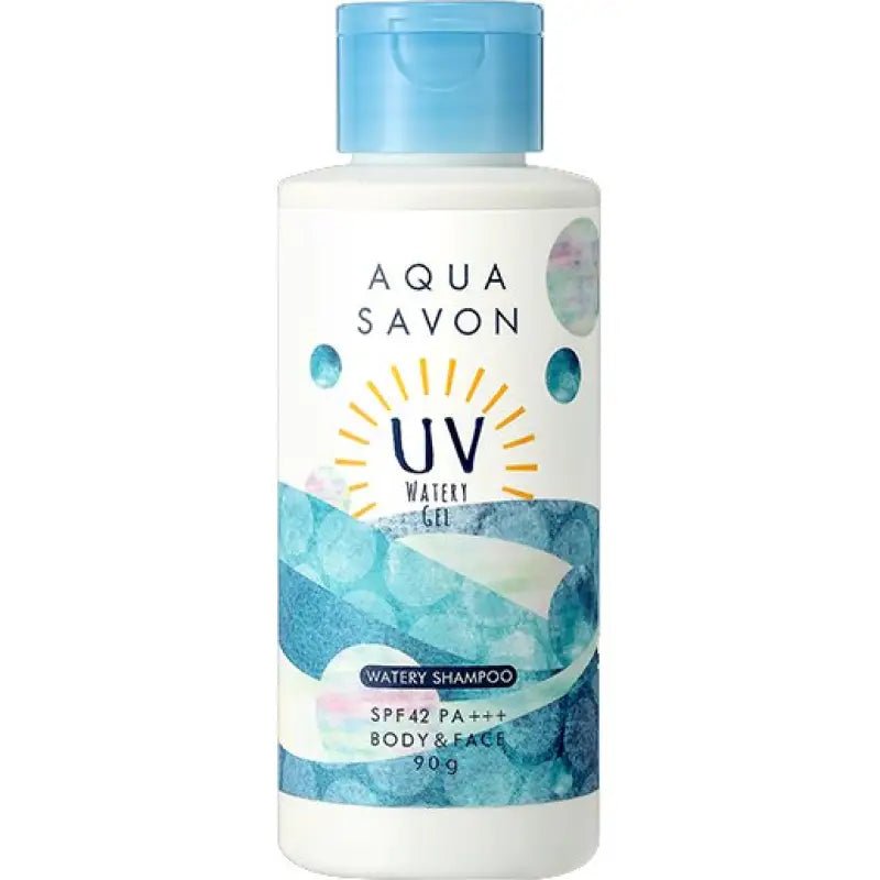 Aqua Savon UV Watery Gel 20S SPF42 PA+++ 90g - Sunscreen For Body And Face - Made In Japan