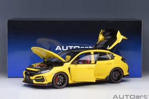 Autoart 1/18 Honda Civic Type R FK8 Limited Sunlight Yellow II